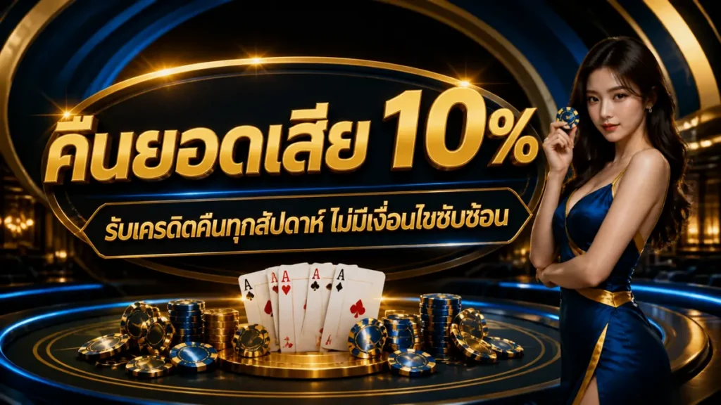 คืนยอดเสีย 10%