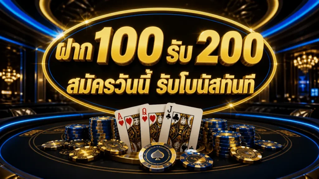 ฝาก 100 รับ 200